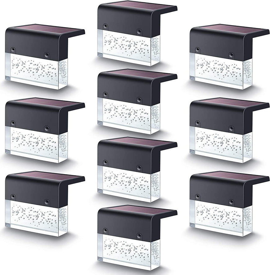 Waterproof RGB LED Solar Step Light | Outdoor Fence & Pathway Lamp