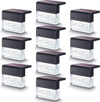 Waterproof RGB LED Solar Step Light | Outdoor Fence & Pathway Lamp