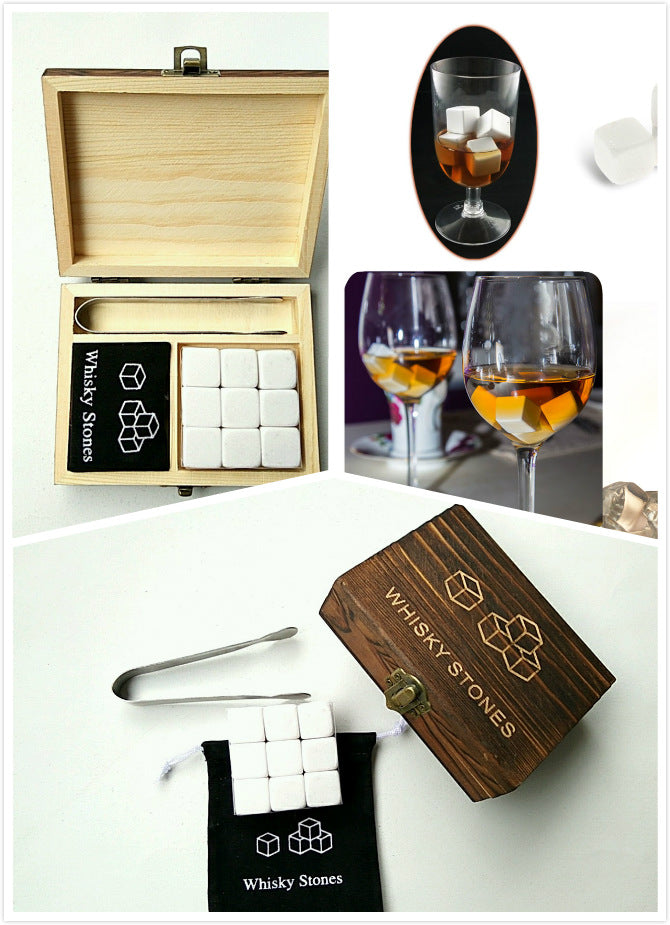 Whiskey Ice Wine Stone Black Stone Ice Cube