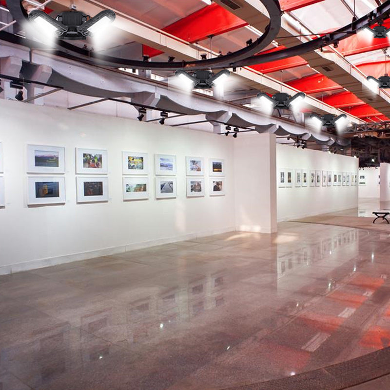 Deformable LED Garage Light | High-Intensity Radar Industrial Lamp