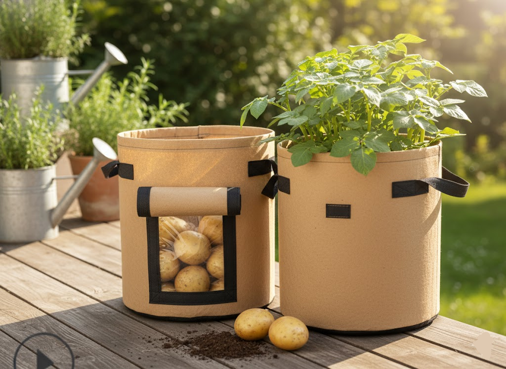 Breathable Vegetable Grow Bag | Potato & Tomato Planting Container