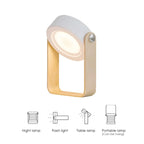 Foldable Touch LED Night Light – USB Rechargeable Dimmable Lamp