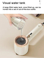 Mini Portable Garment Steamer – Handheld Fabric Iron for Travel & Home