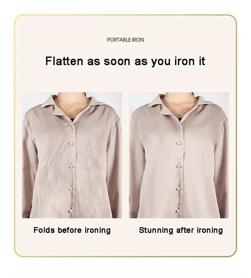Mini Portable Garment Steamer – Handheld Fabric Iron for Travel & Home