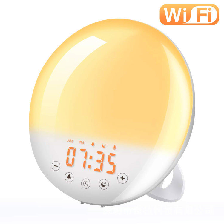 WiFi Voice Control Alarm Clock | Sunrise Wake-Up Light Smart Lamp
