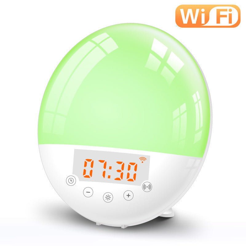WiFi Voice Control Alarm Clock | Sunrise Wake-Up Light Smart Lamp