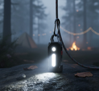 Multifunctional Emergency Keychain Light | COB LED Work & Camping Lamp