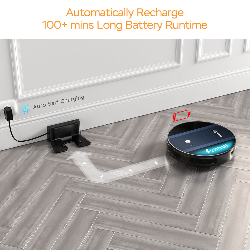 Geek Smart G6 Plus Robot Vacuum | WiFi App Control & Auto Charging