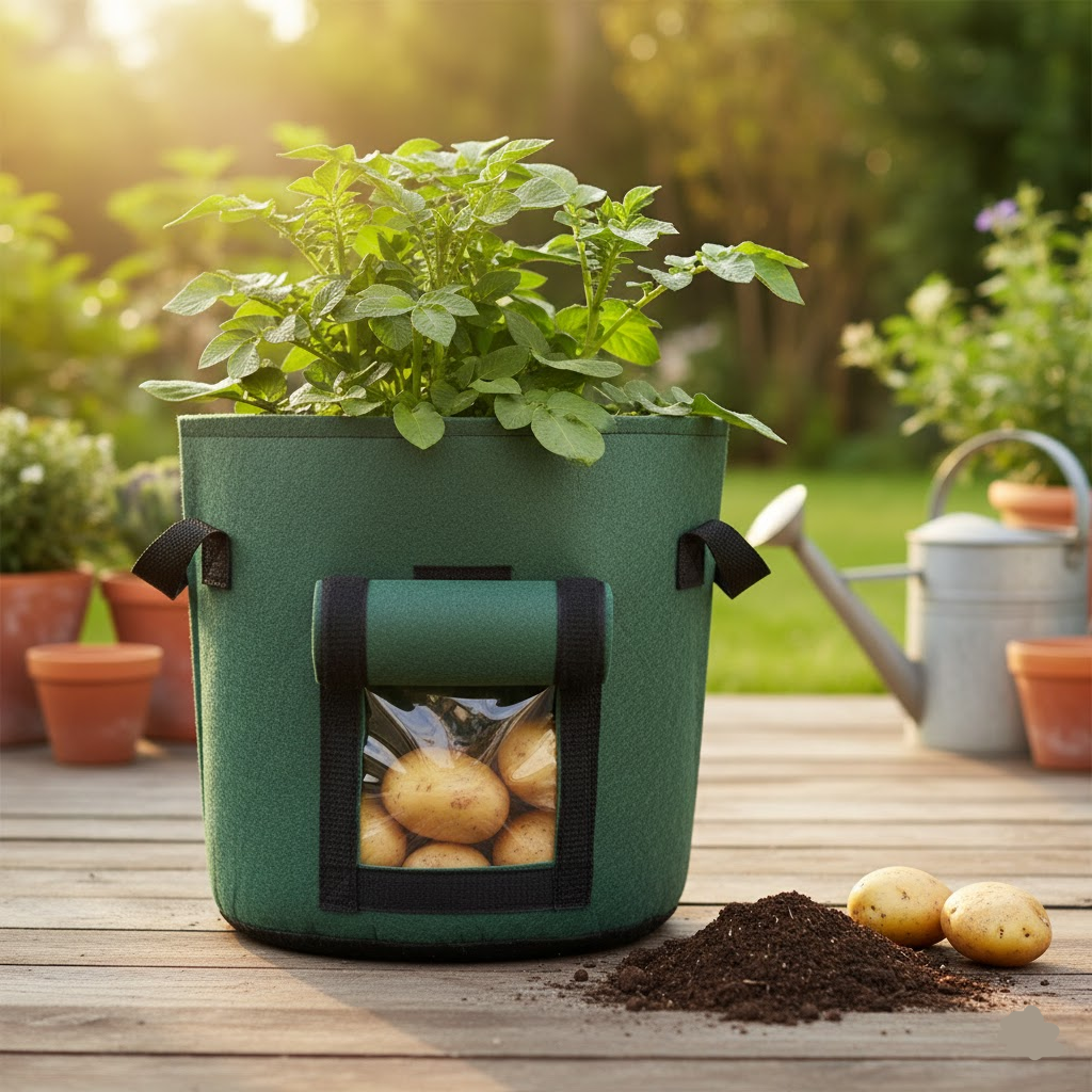 Breathable Vegetable Grow Bag | Potato & Tomato Planting Container