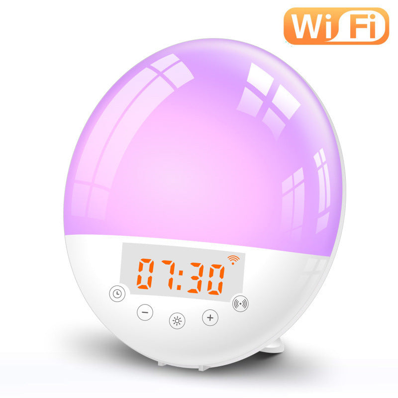 WiFi Voice Control Alarm Clock | Sunrise Wake-Up Light Smart Lamp