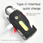 Multifunctional Emergency Keychain Light | COB LED Work & Camping Lamp