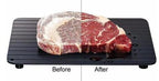 Fast Defrosting Tray Thaw  Kitchen Quick Aluminum Thaw Plate