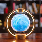 Maglev 3D Moon Lamp with Bluetooth Speaker | Colorful LED Light