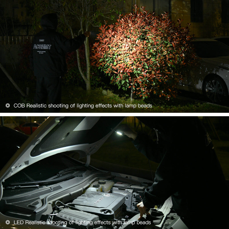 Multifunctional Emergency Keychain Light | COB LED Work & Camping Lamp