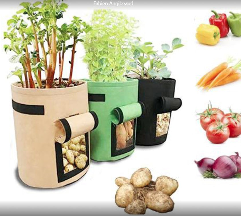 Breathable Vegetable Grow Bag | Potato & Tomato Planting Container