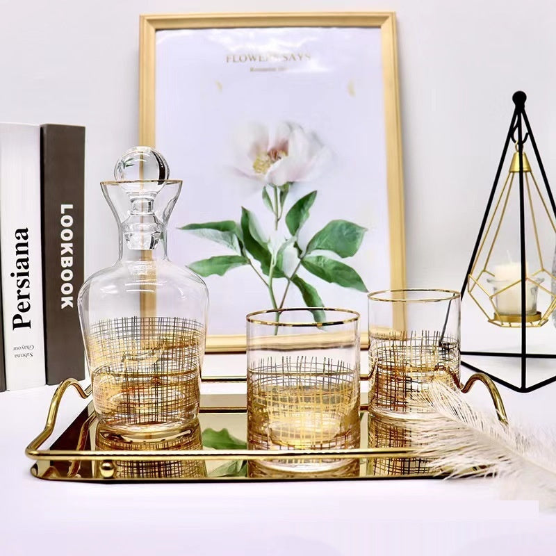 Sober Decoration Bar Club Whiskey Wine Set Suit