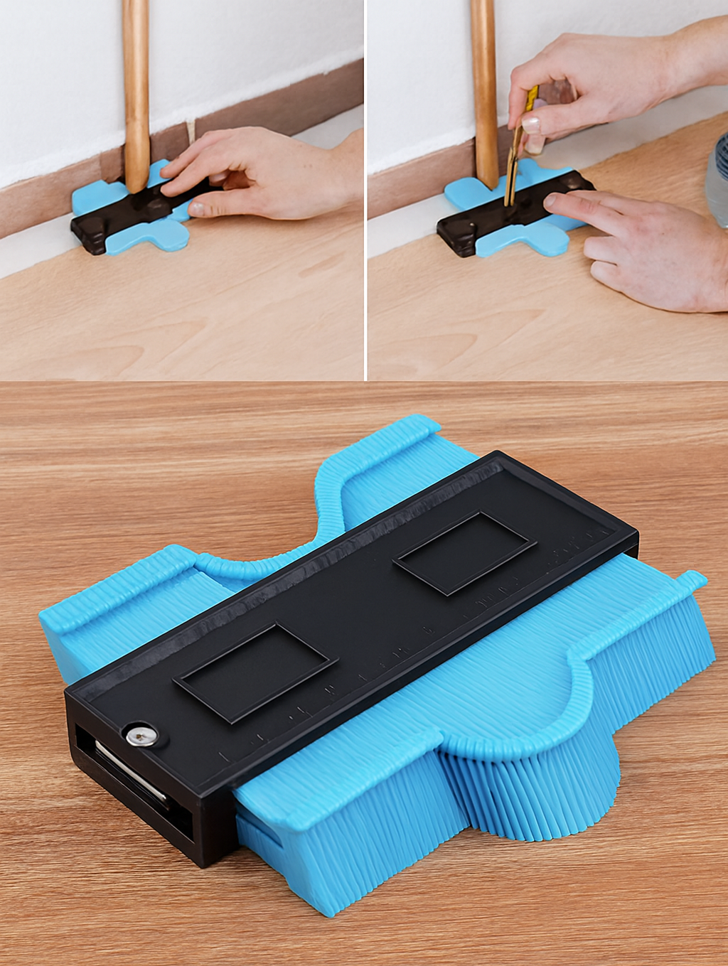 Radial Ruler Contour Gauge – Precise Profile Shape Measuring Tool