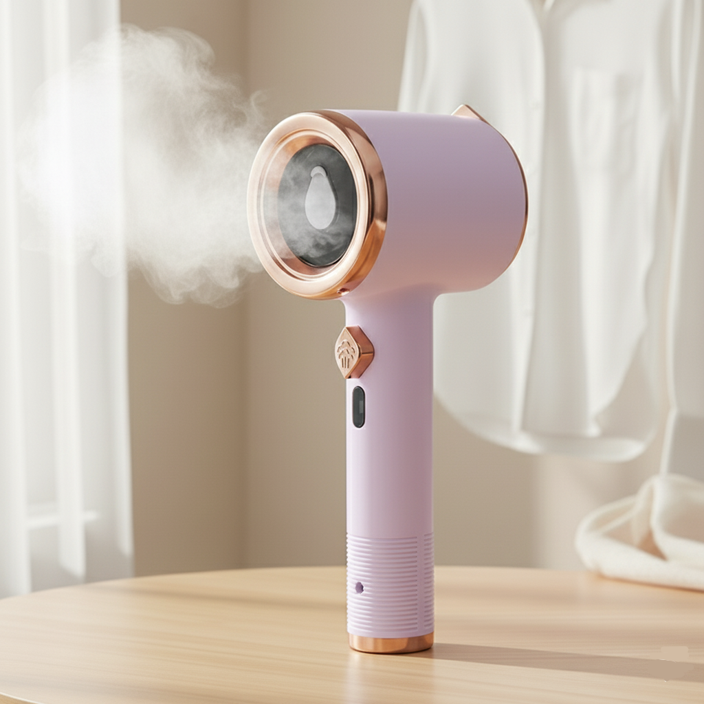 Mini Portable Garment Steamer – Handheld Fabric Iron for Travel & Home