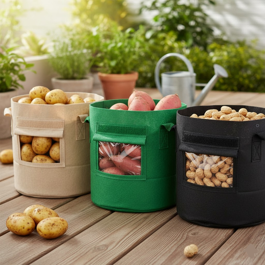 Breathable Vegetable Grow Bag | Potato & Tomato Planting Container