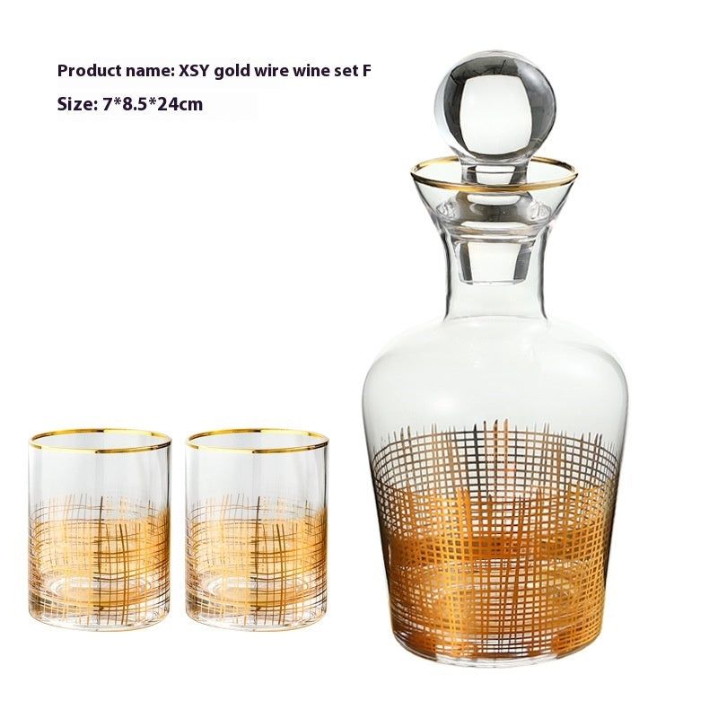 Sober Decoration Bar Club Whiskey Wine Set Suit