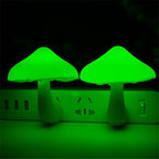 LED Mushroom Night Light | Plug-In Sensor Wall Lamp for Bedroom Home
