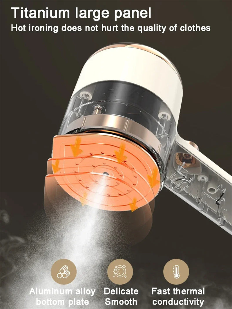 Mini Portable Garment Steamer – Handheld Fabric Iron for Travel & Home