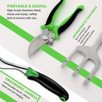 9-Piece Aluminum Garden Tool Set with Silicone Handles | Gardening Kit