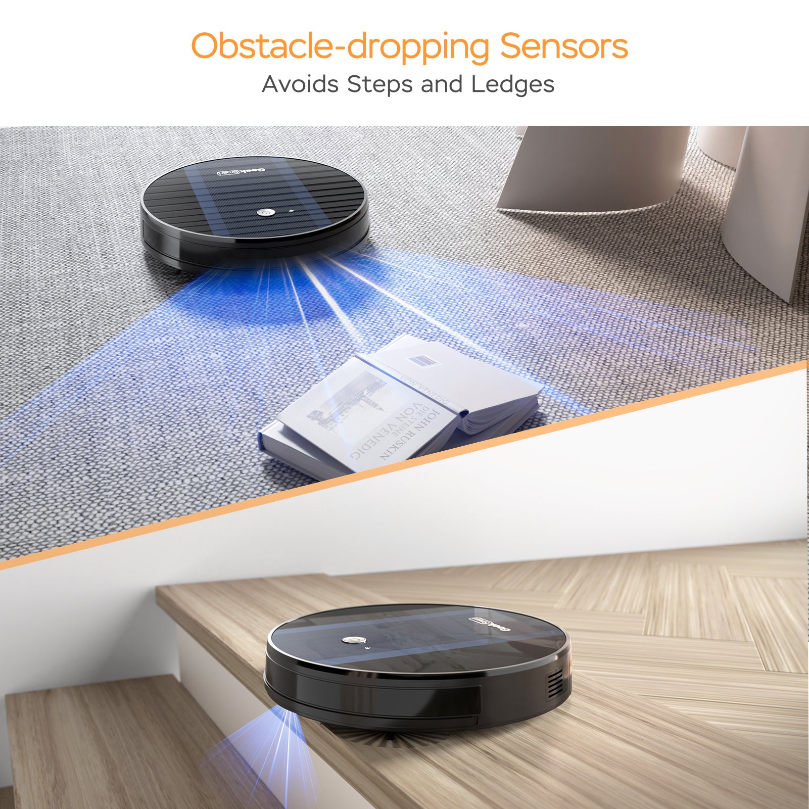 Geek Smart G6 Plus Robot Vacuum | WiFi App Control & Auto Charging