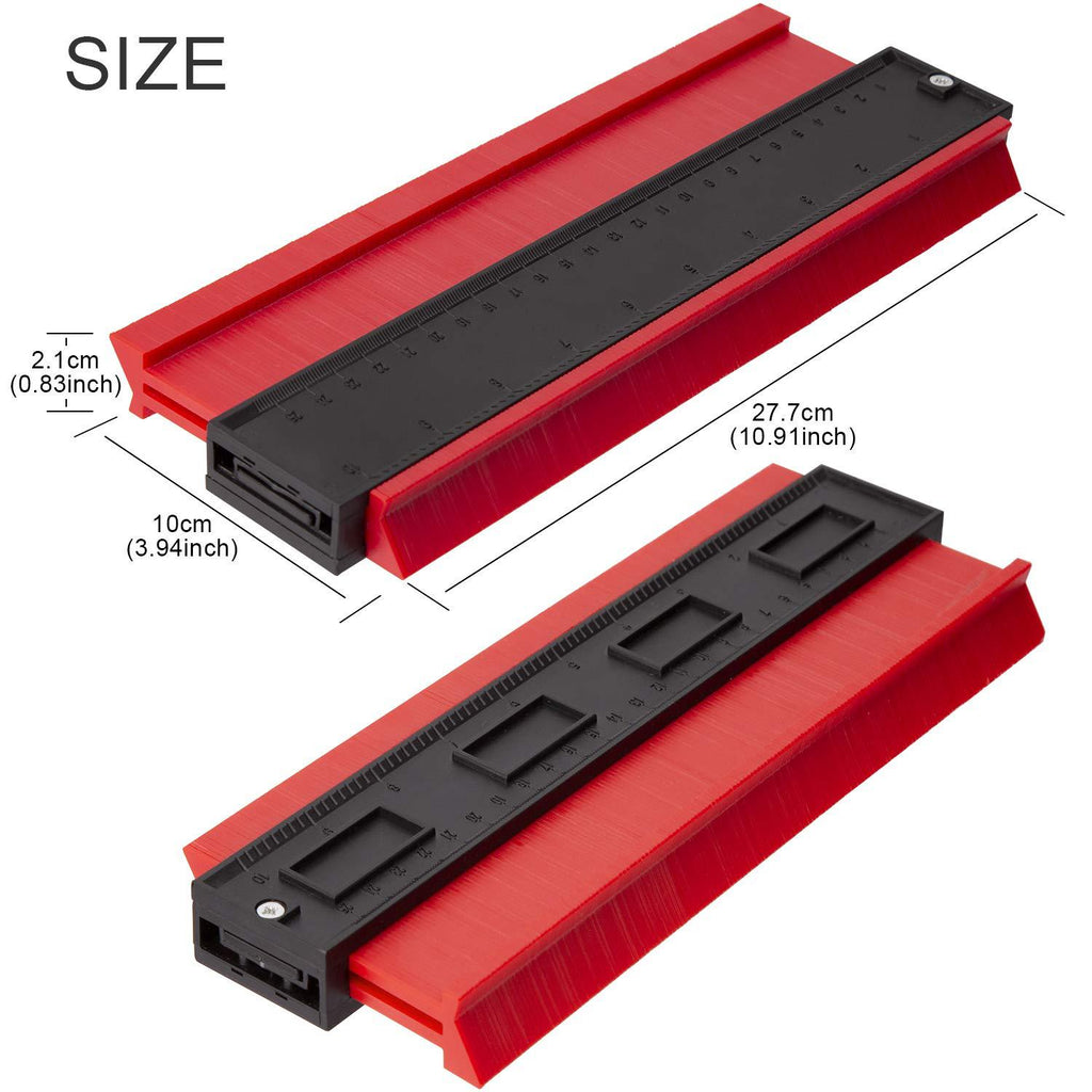 Radial Ruler Contour Gauge – Precise Profile Shape Measuring Tool
