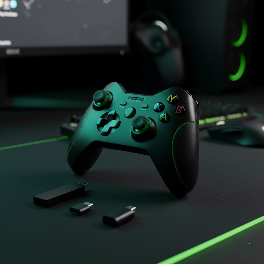 Wired USB PC Game Controller & Gamepad - Plug and Play Joystick